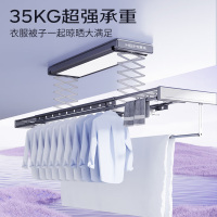 太阳雨 电动晾衣架阳台智能晒被晾衣机卧室隐形衣架晾衣杆语音大屏照明
