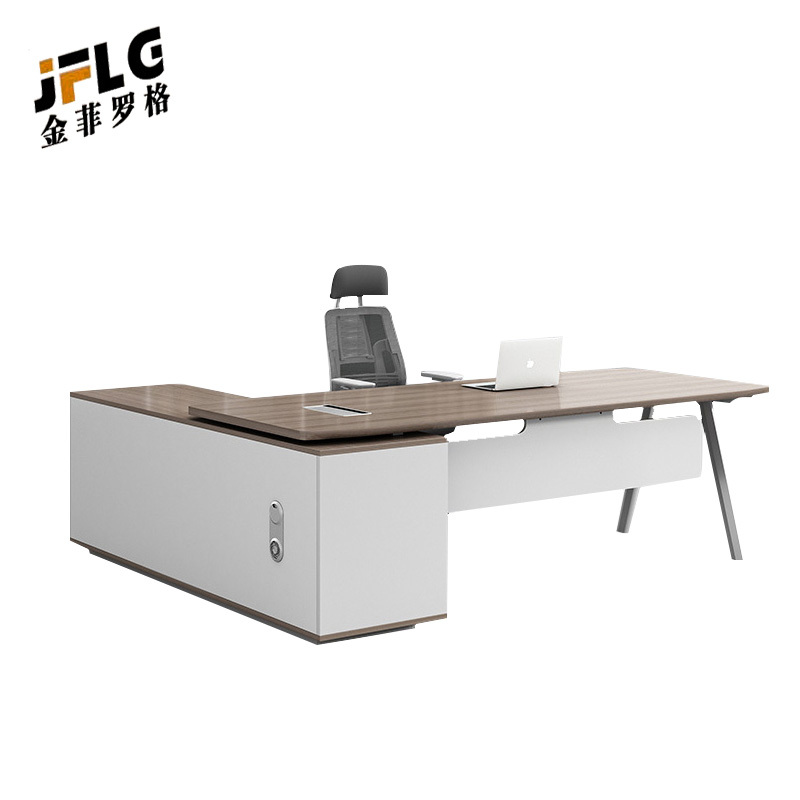 苏宁 金菲罗格 办公家具 简约时尚主管老板办公桌经理桌高清大图