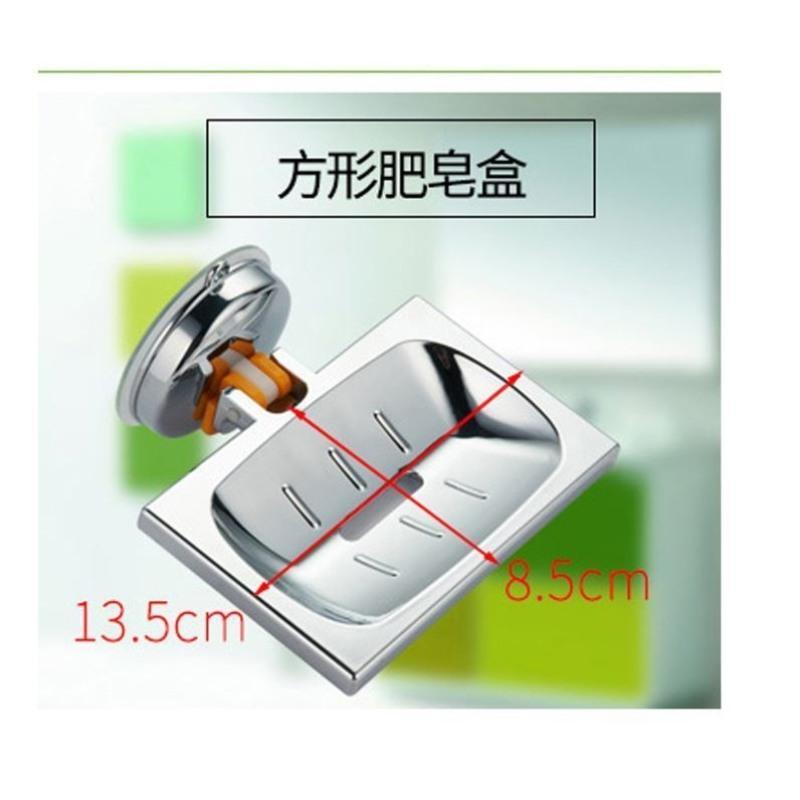 T84-圆形款肥皂盒 吸壁皂盘便携盒肥皂盒吸盘免打孔装免钉滤水创意盒装单层圆形厕。