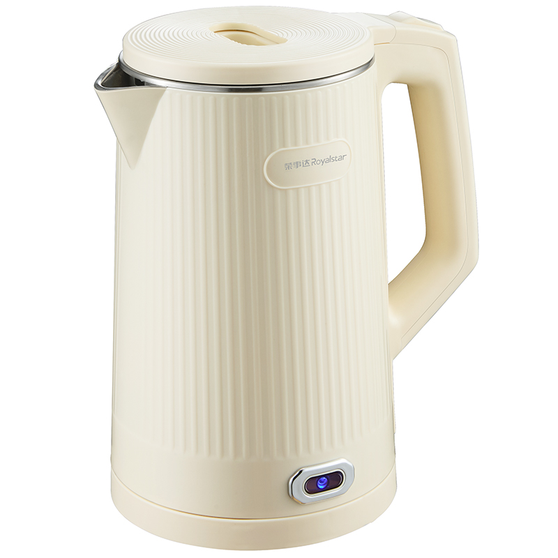 荣事达Royalstar 大容量1.8L 电水壶 米色底盘加热快速沸腾适合4-6人家庭使用高清大图