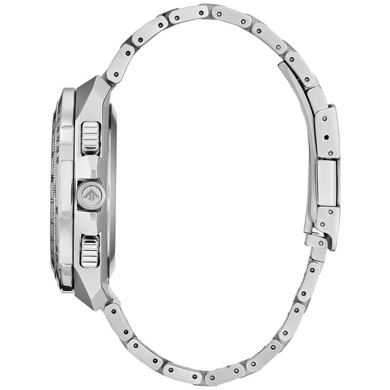 西铁城(CITIZEN)光动能电波男款运动手表46mm防水防震多功能计时码表高清大图