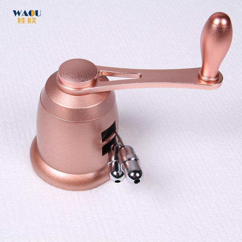 晾衣架手摇器配件阳台通用手摇柄把手双杆式升降衣架铝合金手摇器