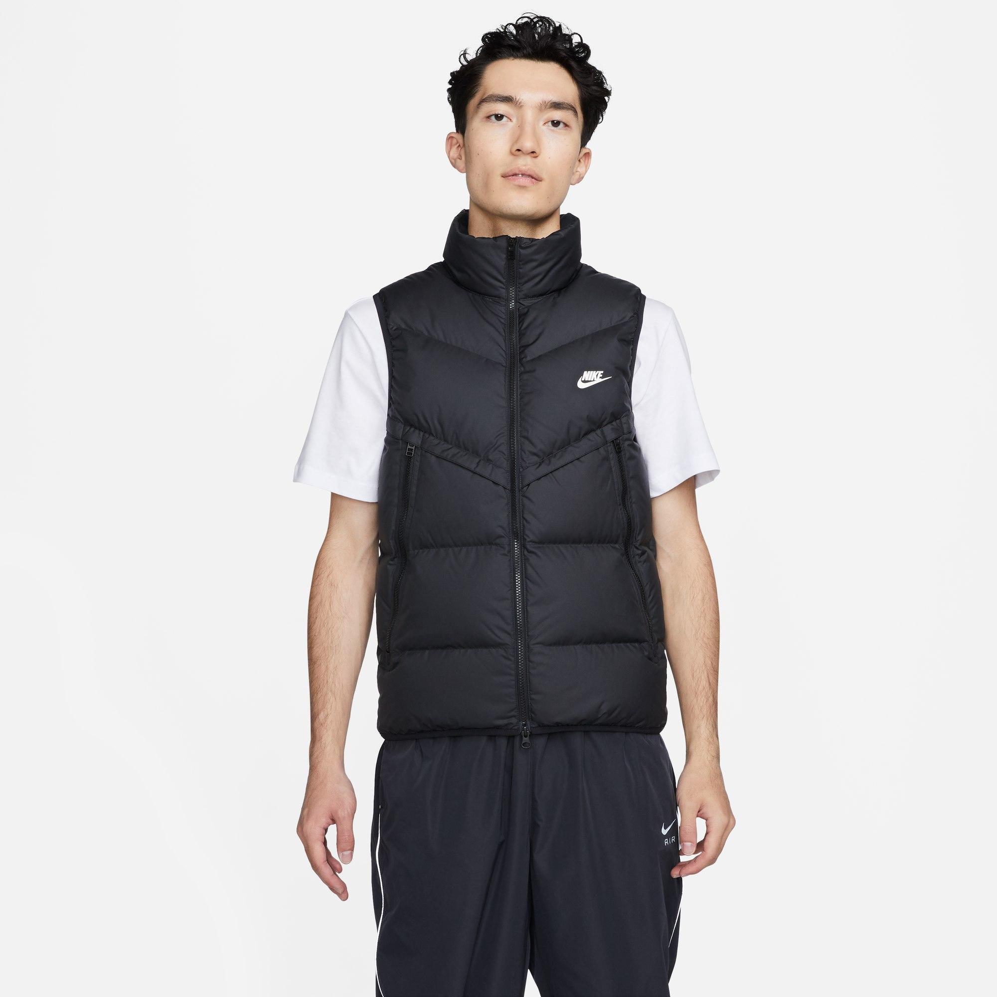 Nike/耐克羽绒背心运动休闲立领保暖男装马甲DV1136-010 DgH XL DV1136-010
