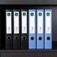 得力(deli)A4文件盒55MM 黑色10只