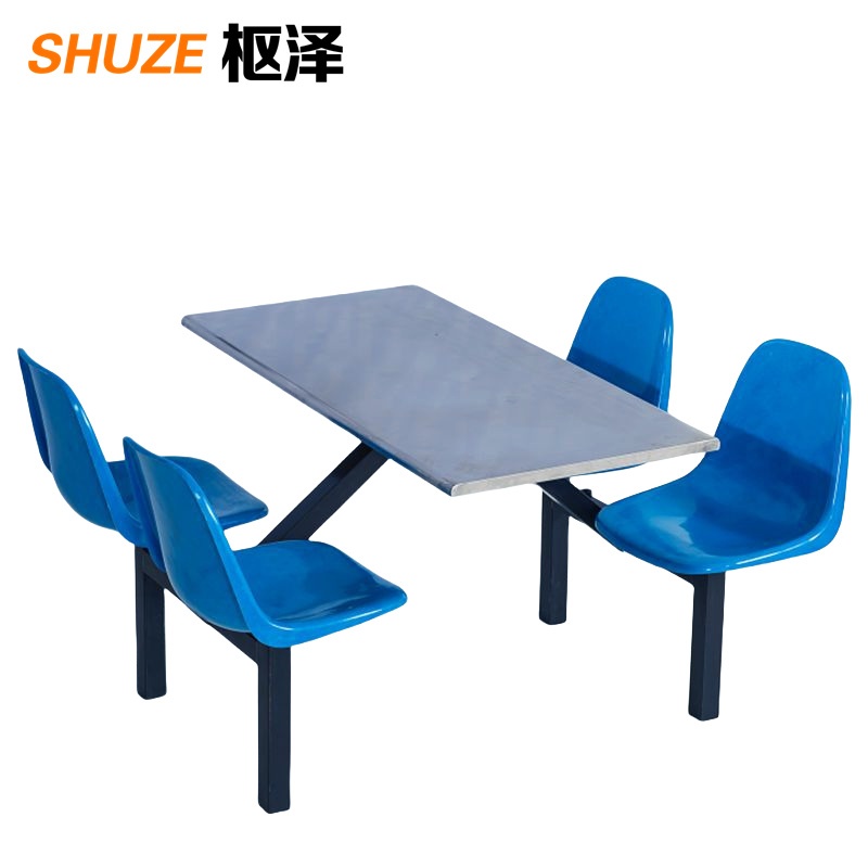 枢泽 连体餐桌 四人位 张高清大图