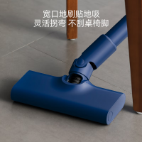 德尔玛(Deerma)DX1000 吸尘器家用立式手持吸尘器 有线轻量化强力大功率吸尘器二合一 宠物除螨宝石蓝