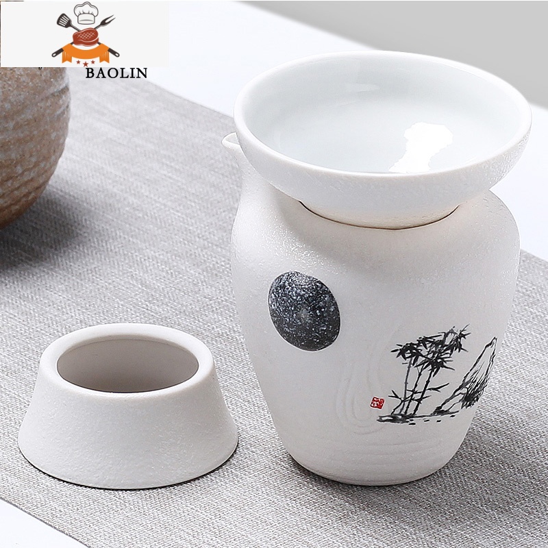 茶漏网茶滤器茶隔陶瓷套装茶具配件茶叶过滤网泡茶器创意茶杯 茶漏+送公道杯-雪花方圆节节高升 敬平