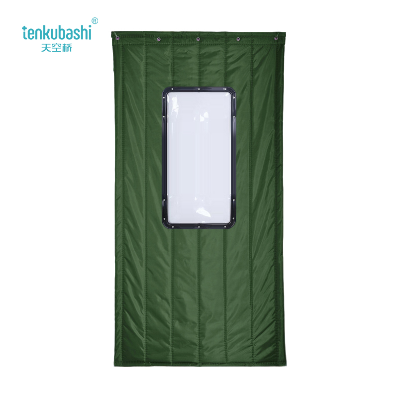 天空桥 棉门帘 MML-196军绿色40*80cm八层棉 平方米高清大图