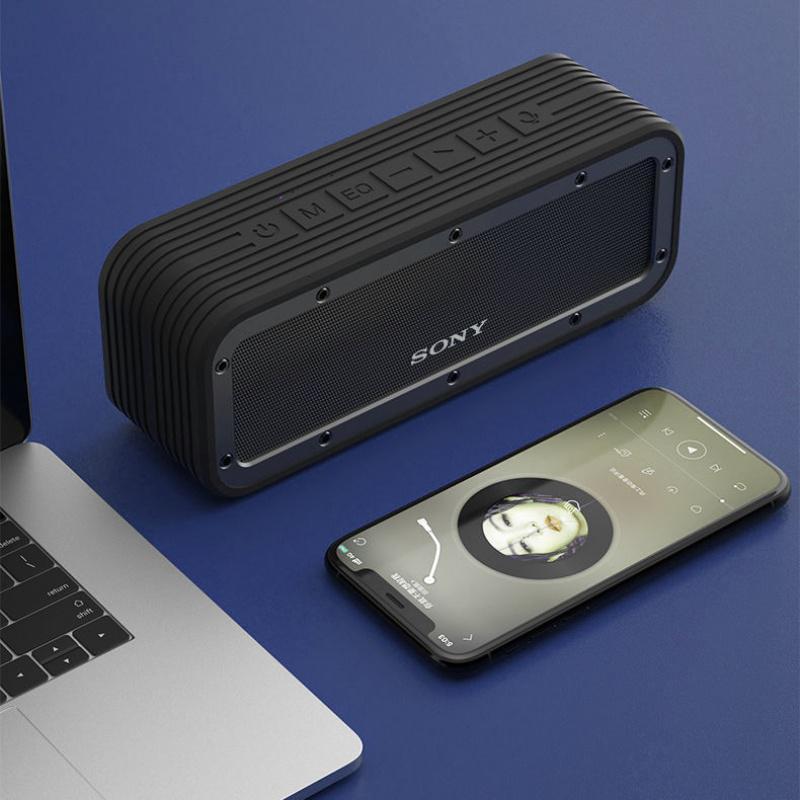 sony/索尼无线蓝牙音箱重低音炮双喇叭迷你音响手机hifi插卡电脑 黑色