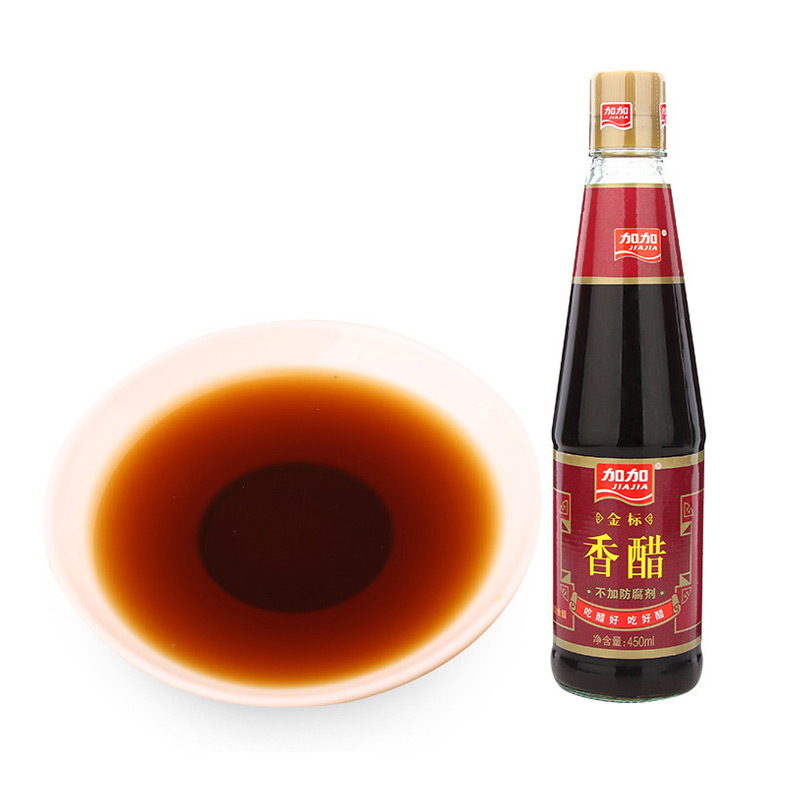 加加 金标香醋450mL/瓶 厨房调料食醋 调味品陈醋 蘸料 炒菜凉拌 加加出品