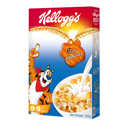 家乐氏(Kellogg’s)香甜玉米片300g 泰国进口麦片 即食冲饮 营养谷物早餐