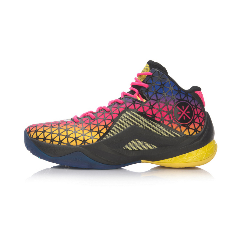 李宁(LI-NING)17春秋篮球鞋男鞋德队尚高帮减震耐磨篮球鞋ABAM011