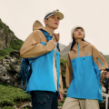 361°雨屏冲锋衣男新款防水考杜拉耐磨硬壳冲锋衣女登山服632443603