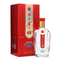 金六福 超级绵柔 50度 375ml*6 箱装 浓香型白酒 高度白酒