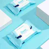名创优品(miniso) 海洋水润柔湿巾 抽取式便携卫生水润湿纸巾[80片装*3]