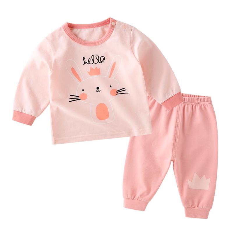 宝宝秋衣套装纯棉婴儿幼儿保暖睡衣儿童内衣男童秋裤女童秋冬衣服