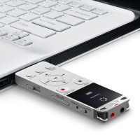 SONY索尼专业录音笔 ICD-UX560F会议学习高清降噪MP3播放器FM收听 4GB 银色