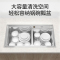 箭牌卫浴(ARROW)加厚304不锈钢水槽双槽不锈钢抽拉式冷热厨房水龙头 凯拉款抽拉槽套装 厨房洗菜盆AE558213G