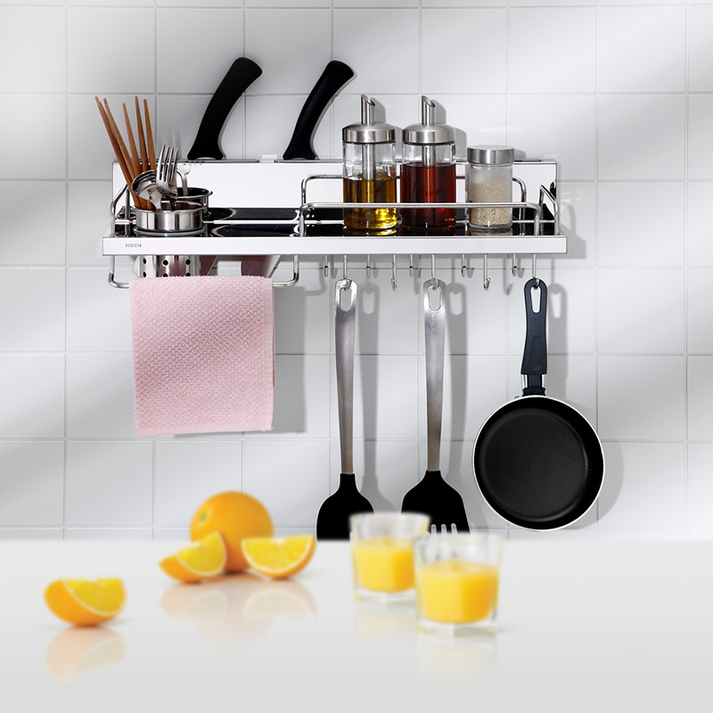摩恩厨房挂件置物架KAC0101SL 60CM单筷筒