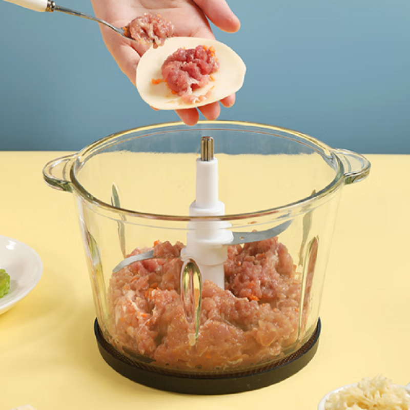 爱仕达(ASD)绞肉机AM-J30J602 家用2L电动小型多功能打肉馅碎菜蒜蓉料理机辅食搅拌器高清大图