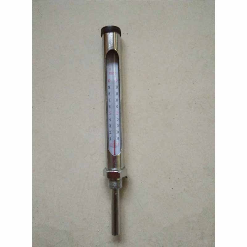 企采严选 工业锅炉用液体温度计 3/4丝扣探深8厘米0-150℃