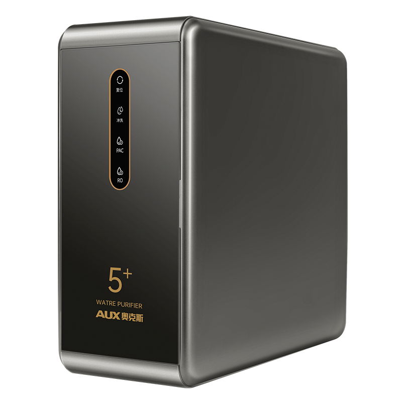 奥克斯净水器k80双出水家用ro反渗透纯水机厨下式自来水前置过滤器无