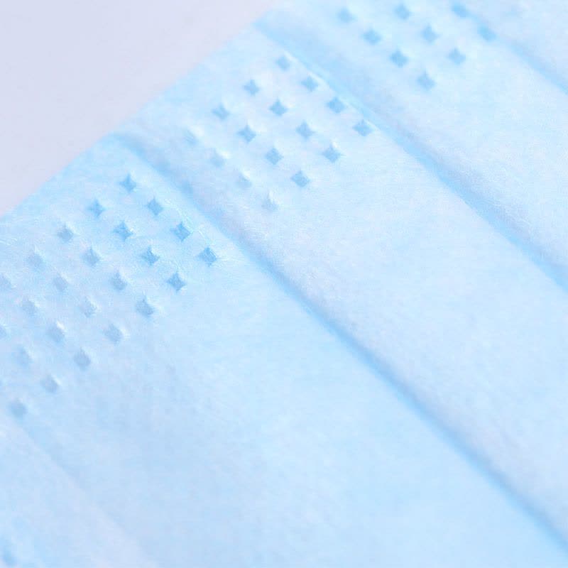 欧因一次性日用口罩夏天薄款透气防尘成人通用熔喷布三层防护口罩图片