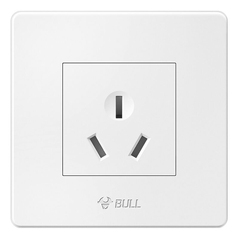 公牛(bull) 墙壁插座 86型3孔16a