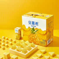 伊利 安慕希风味酸奶 清甜菠萝 205g*12盒