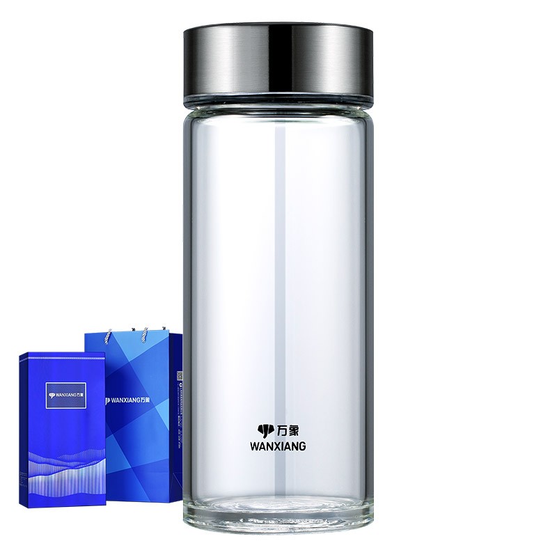 万象单层玻璃杯女士迷你小巧花茶杯学生便携泡茶杯水杯视频