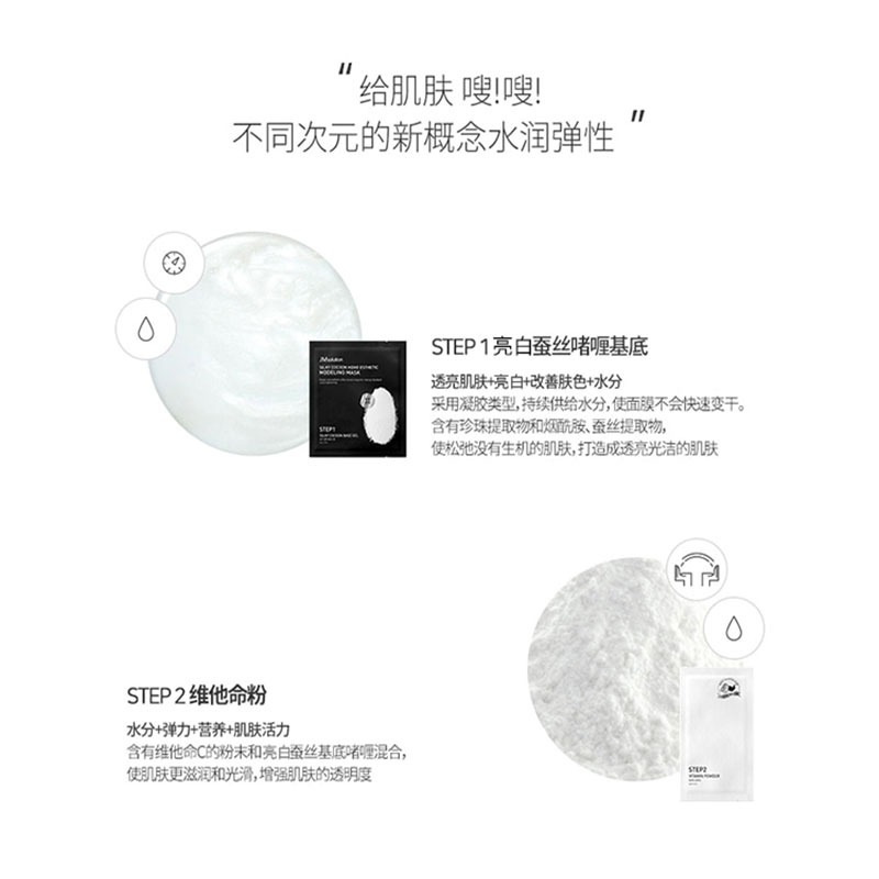 JMsolution肌司研焕肤蚕丝软膜50g+5g*5片