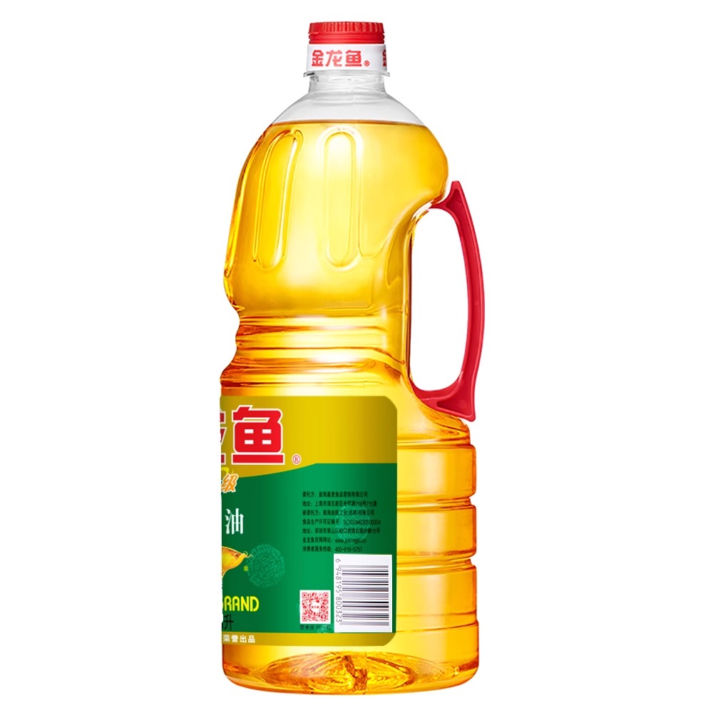 金龙鱼精炼一级大豆油1.8L 食用油高清大图