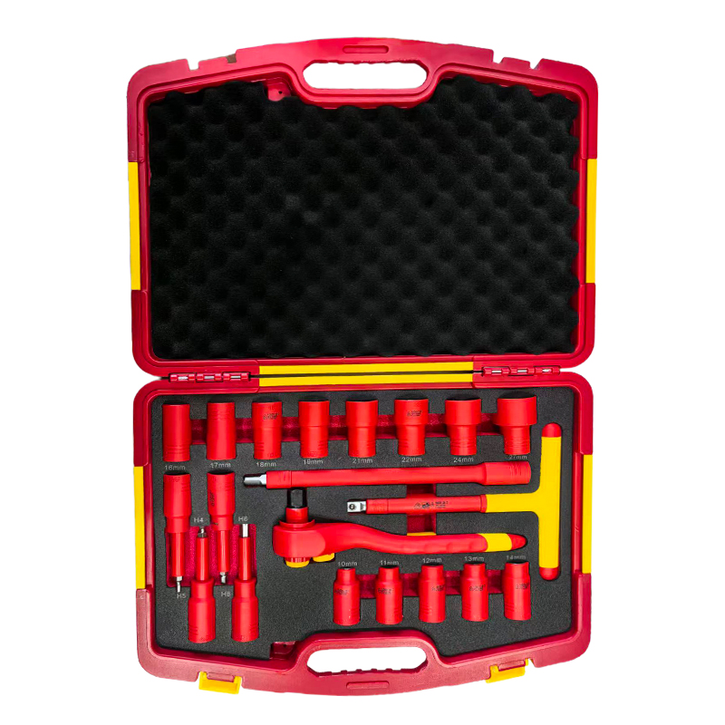 HXHX HXHX-180220 20件套1/2“绝缘棘轮套筒扳手工具组套(计价单位:套)高清大图