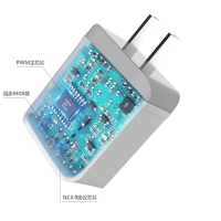 ESCASE 苹果12/mini/Pro/promax充电器iphone充电头华为三星PD快充QC3.0插头QC01白
