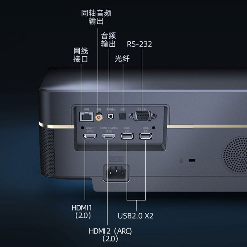 2024新款长虹激光电视T6PRO 4K超清3D家庭影院智能语音无线wifi大屏幕家用商用办公护眼超短焦激光投影仪反射式镭射电视机TV T6PRO配100吋菲涅尔免打孔磁吸硬屏高清大图