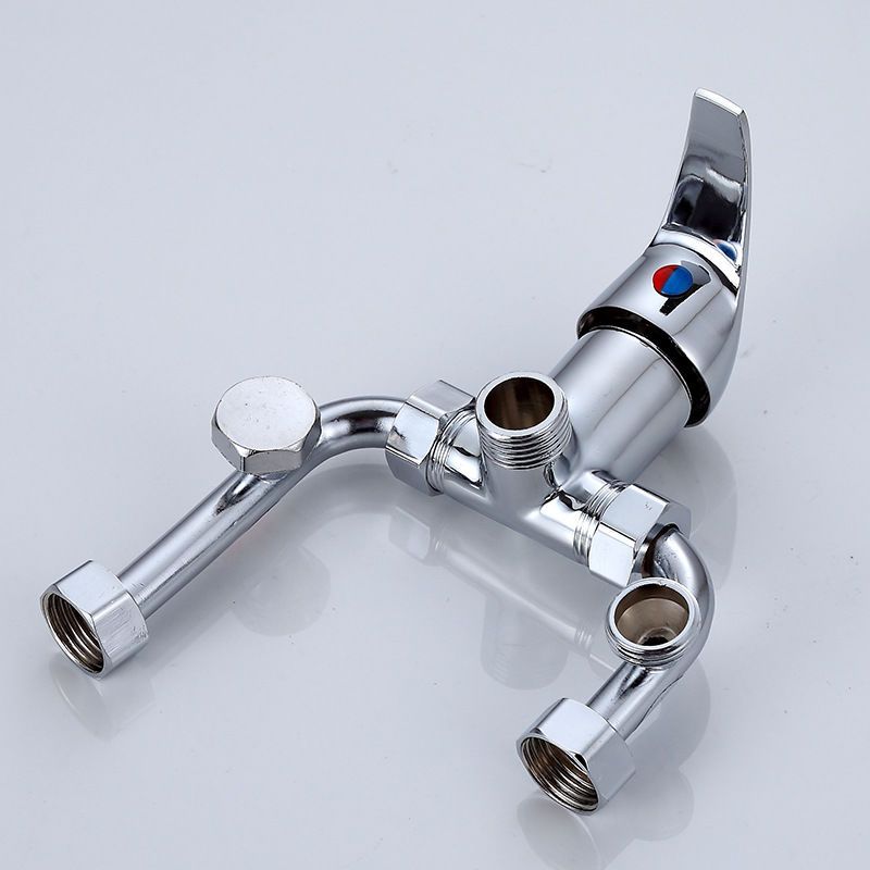 通用水龙头淋浴阀配件 合金u型混水阀