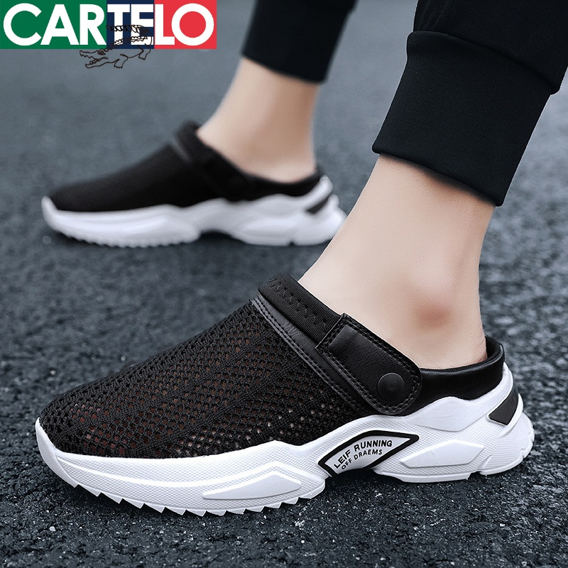 线下专柜同款卡帝乐鳄鱼cartelo夏季透气网鞋男薄款网面运动鞋男休闲
