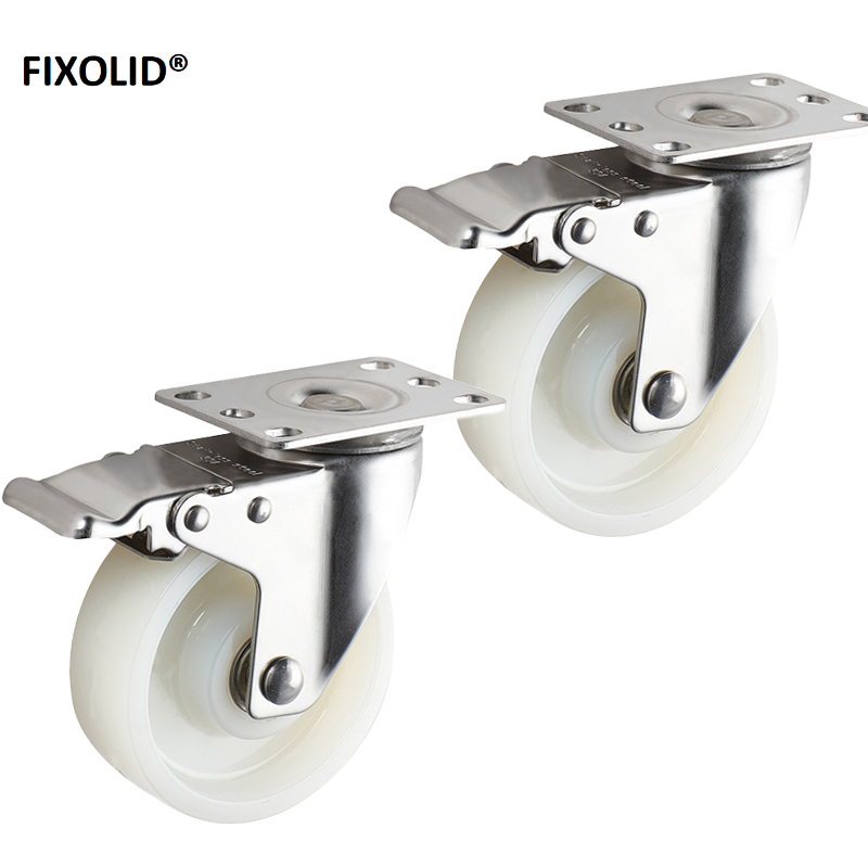 FIXOLID 尼龙脚轮万向带刹车 3寸 个高清大图