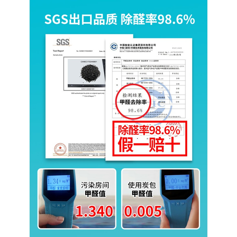 家柏饰(CORATED)(D)包吸甲醛装修异味味净化空气活性炭包净化味高清大图