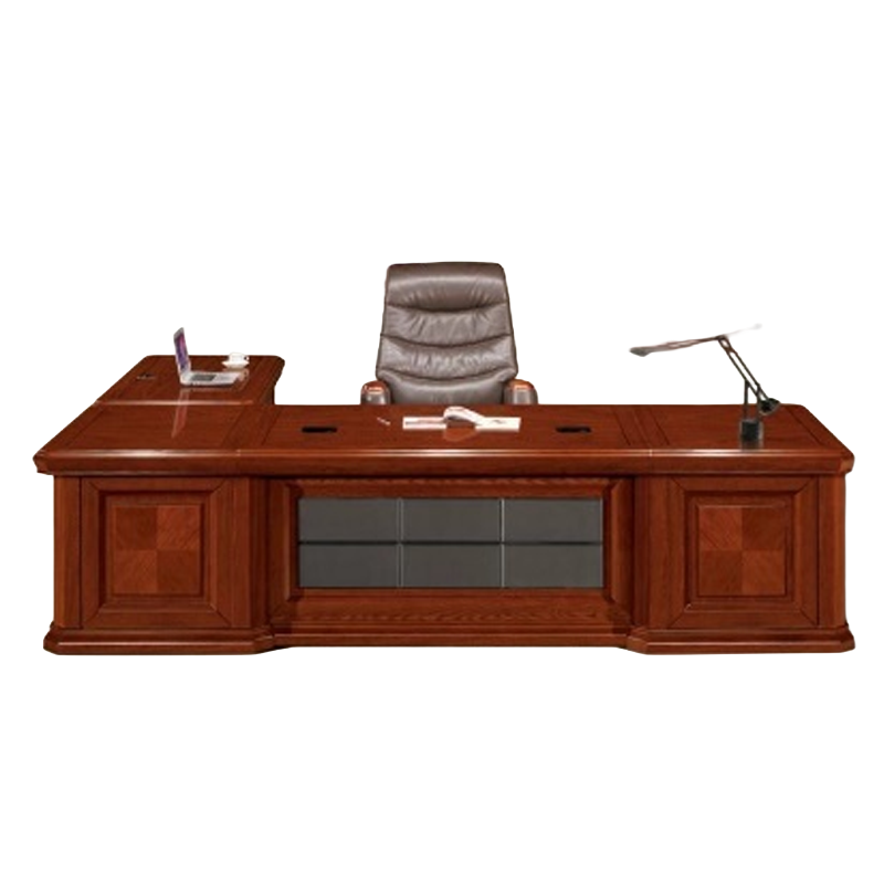 大央班台/办公桌B-06281P 2800W*1150D*760H 办公桌员工位单人办公桌组合简约现代办公室老板桌子高清大图