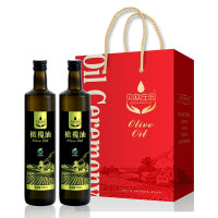 贝欧庄园 食用油橄榄油双支装礼盒500ml*2