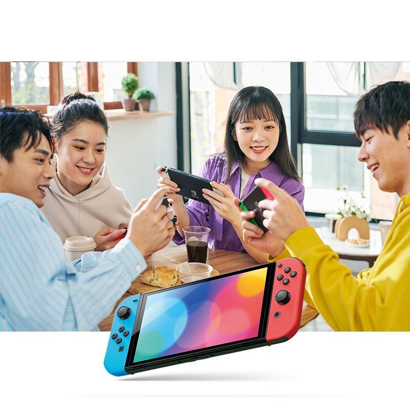 任天堂Nintendo Switch 掌上游戏机 OLED主机 国行版 续航加强版 便携家用体感掌机(265)