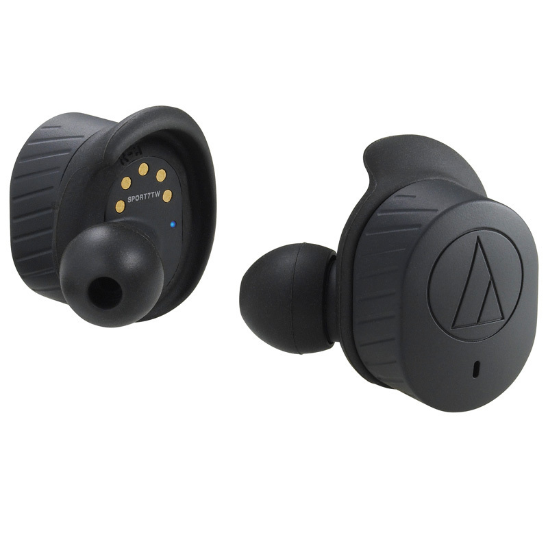 铁三角(audio-technica)ATH-SPORT7TW 入耳式运动真无线蓝牙耳机 黑色