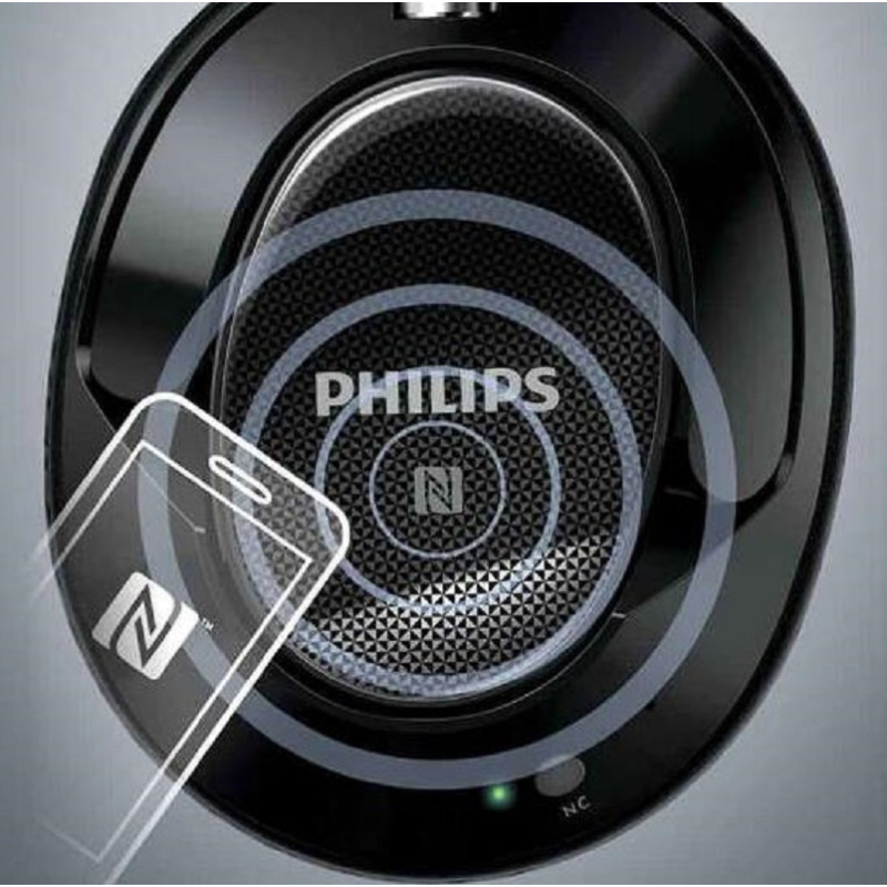 飞利浦(Philips) SHB9850 无线蓝牙主动降噪头戴耳机 NFC 智能触控