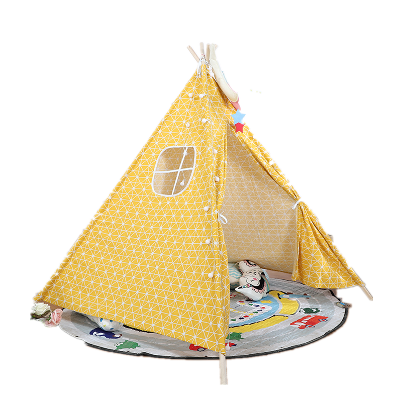 儿童帐篷游戏屋室内小帐篷印第安帐篷公主房帐篷宝宝过家家帐篷16米米