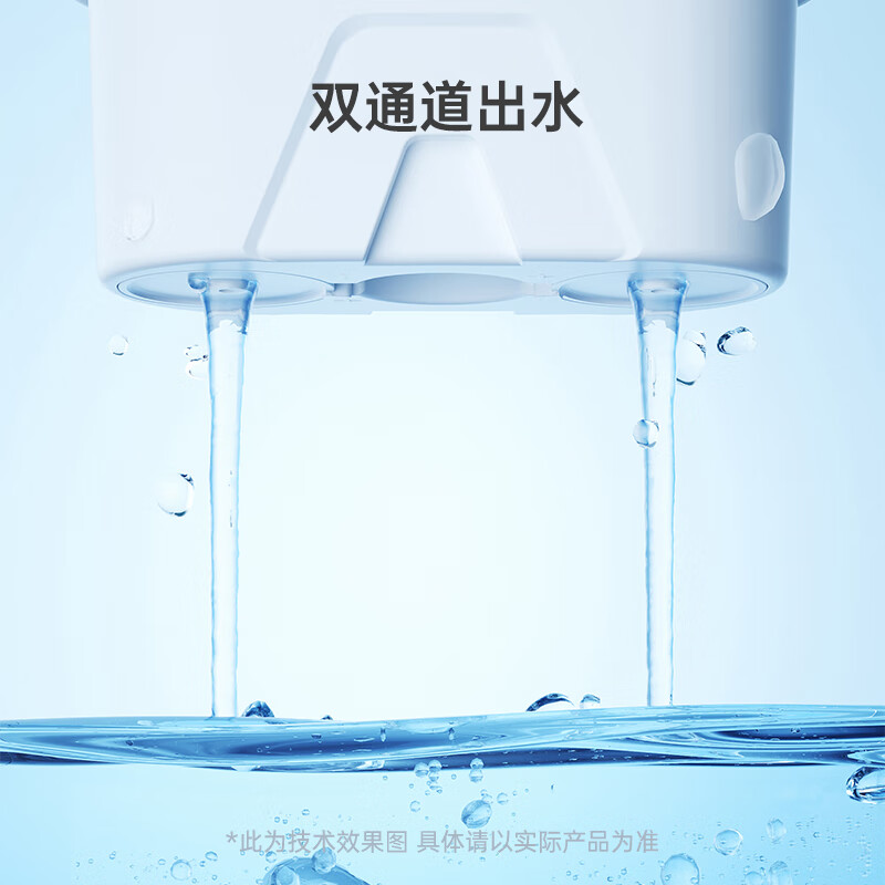 松下净水壶家用自来水厨房净水器活性炭净水杯过滤器便携过滤水壶TK-EUNP51A 蓝色高清大图