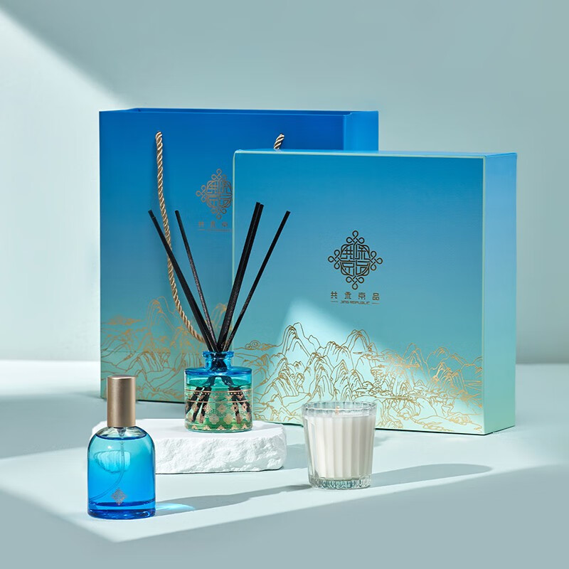 共禾京品京品三件香氛礼盒高清大图