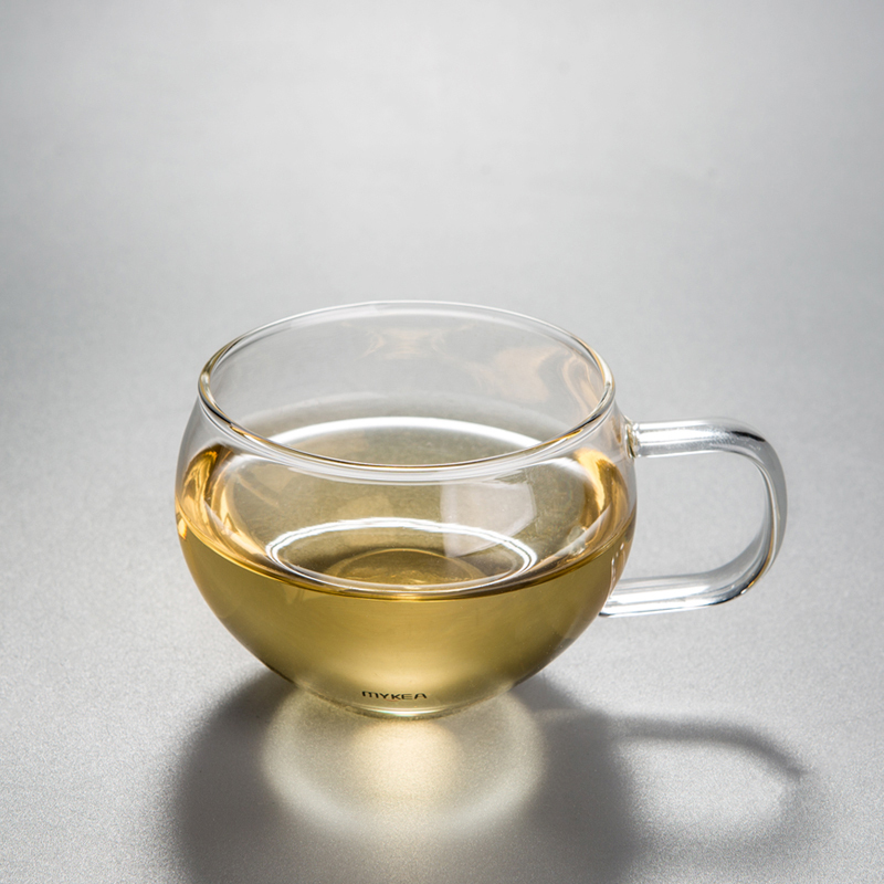 谜家 耐热玻璃茶具套装果茶壶套装带加热炉下午茶蜡烛茶具套装 俪人茶壶套装 俪人茶壶套装
