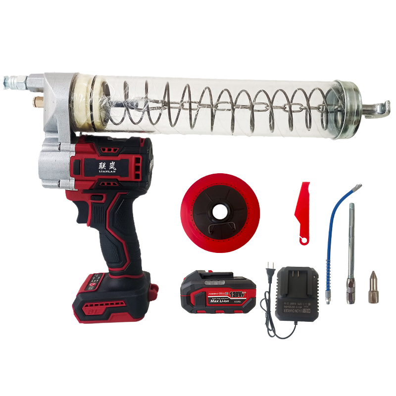 联岚锂电无刷高压黄油枪打油注油枪/套 6.0AH一电一充
