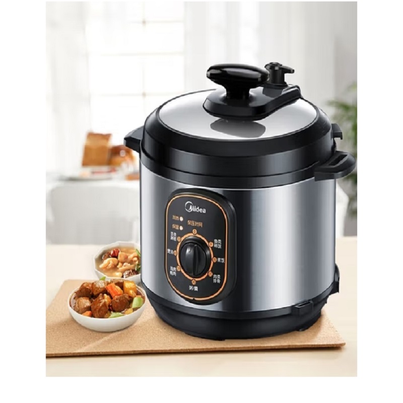 美的(Midea)电压力锅机械版旋钮控制可开盖加热高压锅家用智能MY-12CH402A高清大图